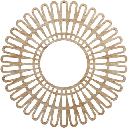 Ekena Millwork Cornelius Wood Fretwork Pierced Ceiling Medallion, Red Oak, 18"OD x 6 3/4"ID x 1/4"T CMWP18X0250CRRO